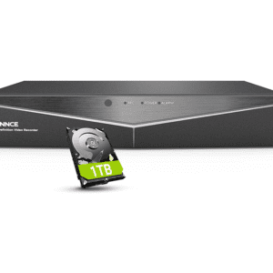 SKU-011699x00734 - Sannce 8-Channel 1080P Wired Home Surveillance Security Camera System DVR Recorder with 1TB Hard Disk Drive